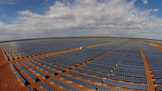 Planta fotovoltaica de Acciona.