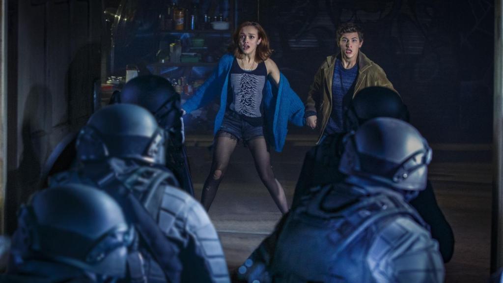 Olivia Cooke y Tye Sheridan en la película.