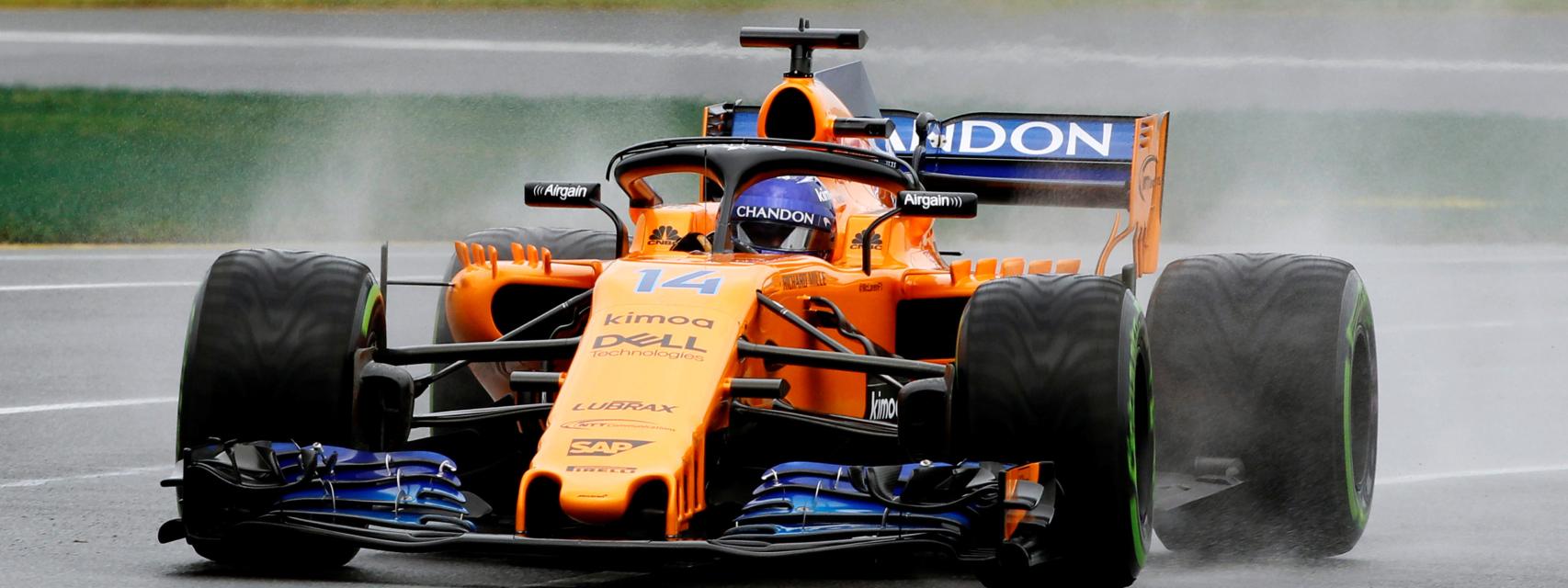 Fernando Alonso, durante el Gran Premio de Australia