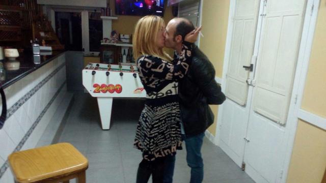 Paz Fernández y Javier, que la asesinó en la localidad asturiana de Navia.