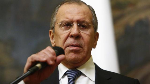 El ministro de Exteriores ruso, Sergei Lavrov.