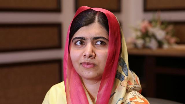 Malala, durante una entrevista en Pakistán.