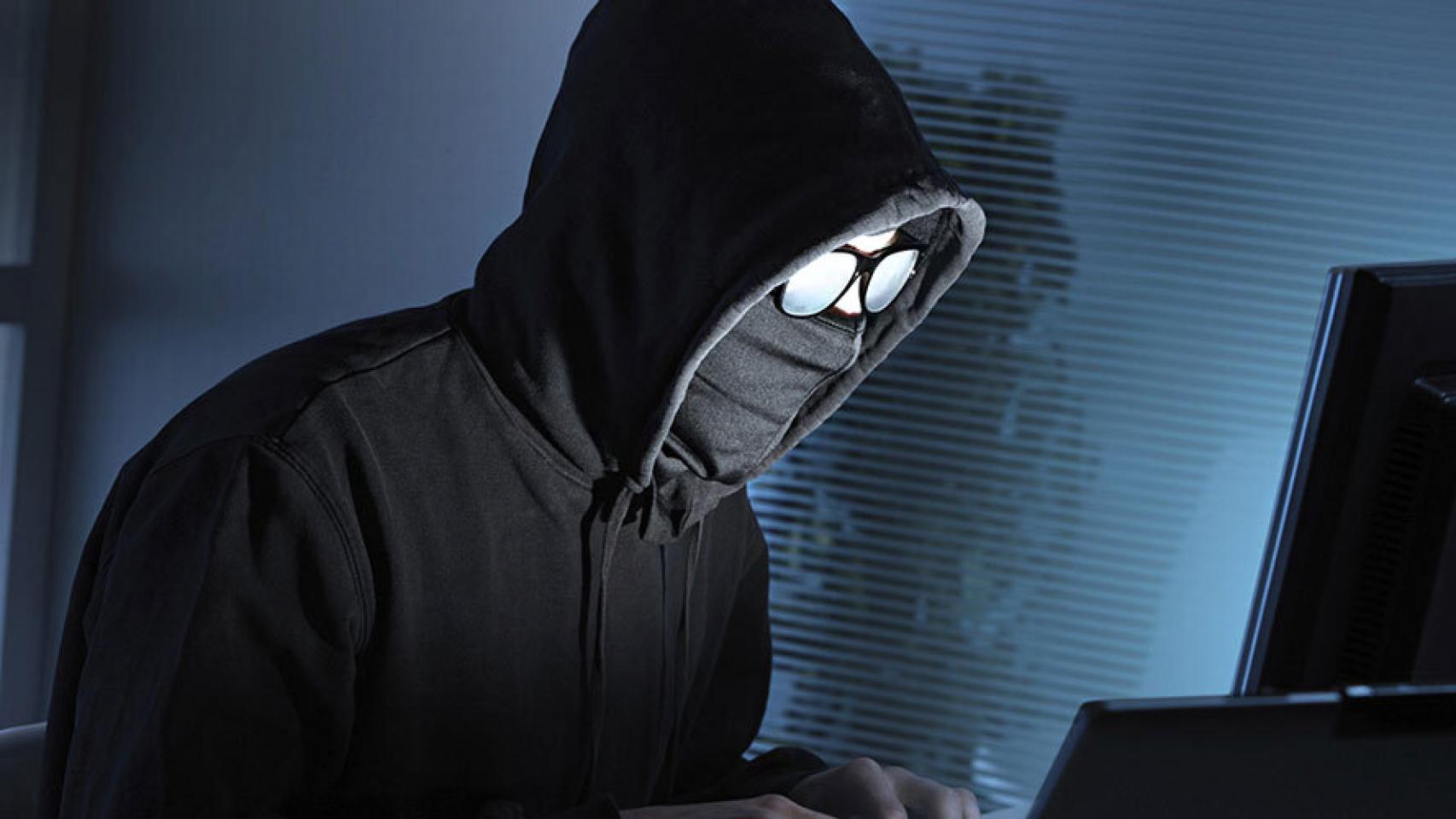 Representación de un hacker.