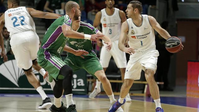 Fabien Causeur fue clave para el triunfo del Madrid.