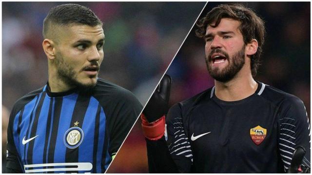 Icardi y Alisson