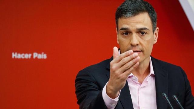 Pedro Sánchez, este lunes en Ferraz.