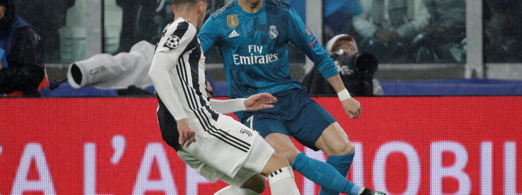 Cristiano Ronaldo en el partido Juventus de Turín - Real Madrid.