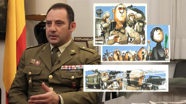 El capitán Jacinto Guisado protagonizó el rescate de Najaf (Irak).