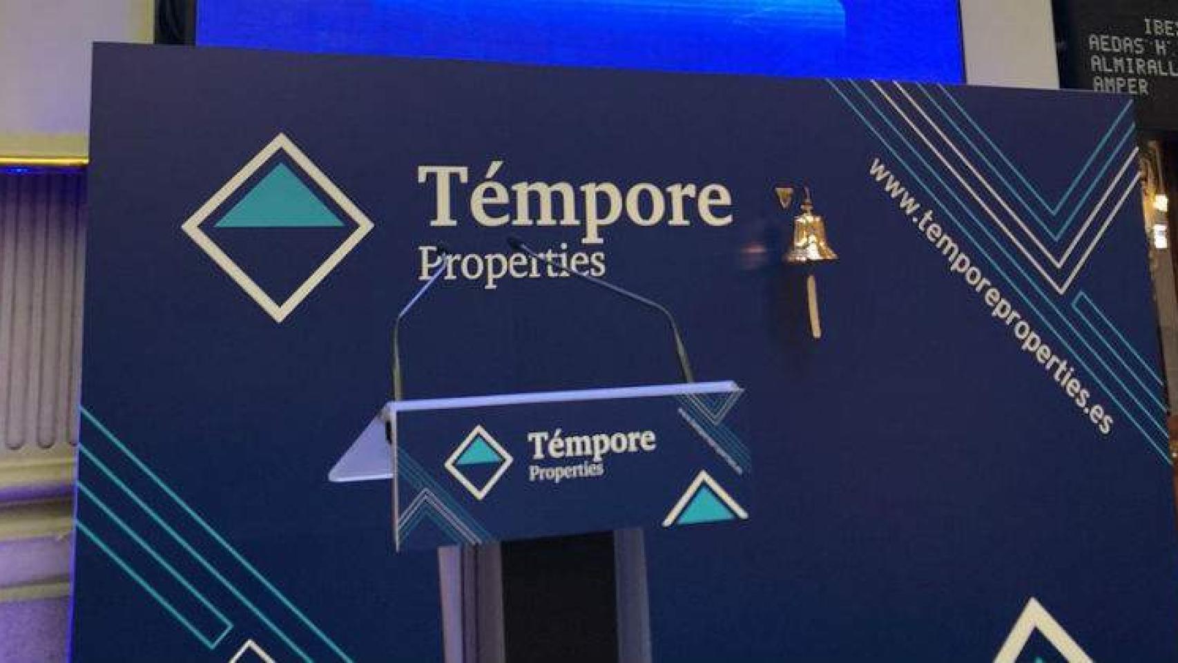 imagen de Témpore, la socimi de Sareb, durante su estreno en el MAB.