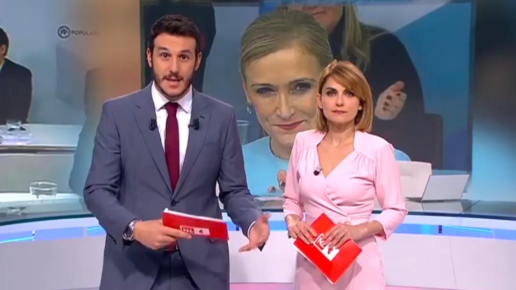 Diego Losada y Lourdes Maldonado (Telemadrid)