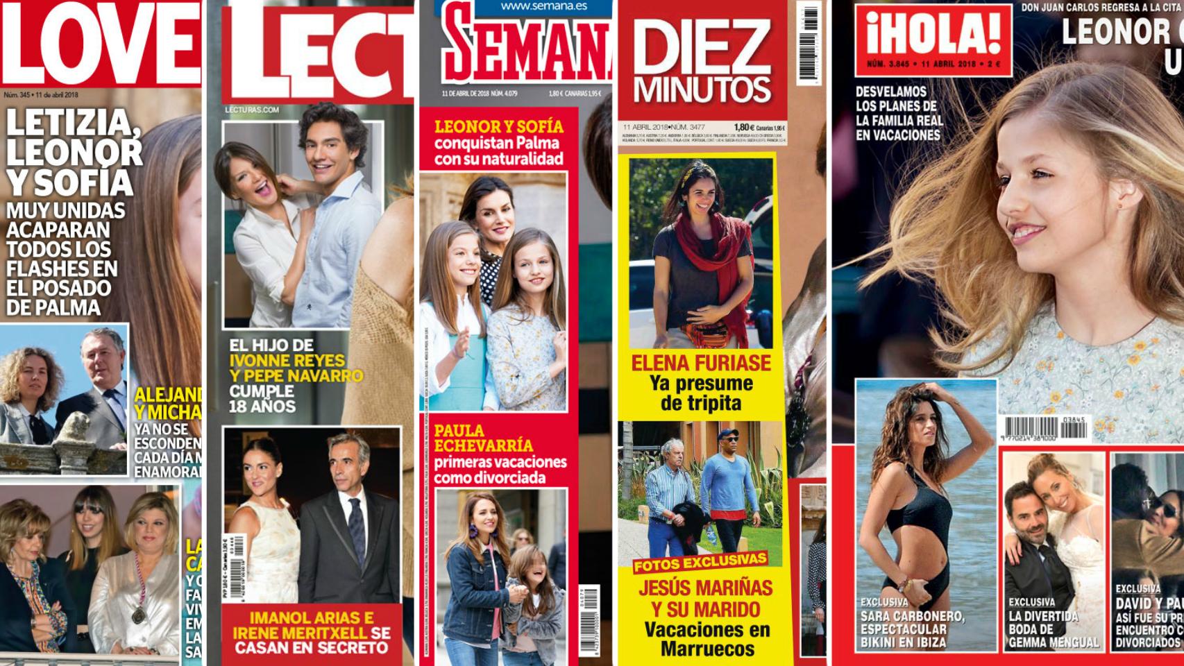Estas son las revistas de este miércoles.