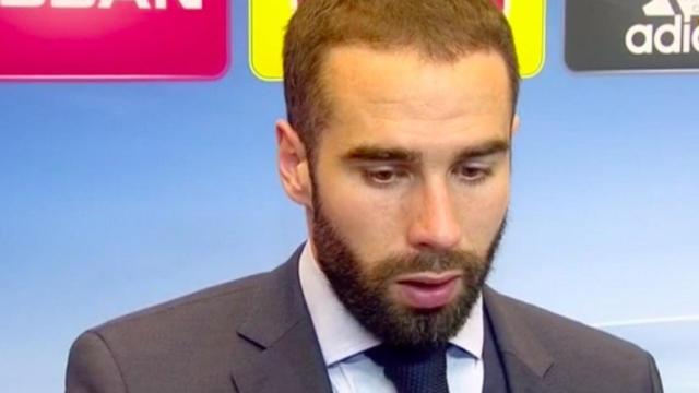 Carvajal en zona mixta