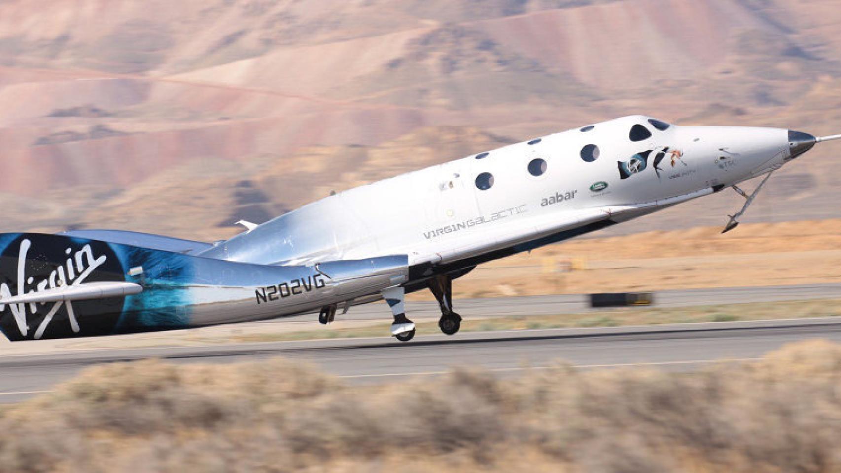 Nave de Virgin Galactic.