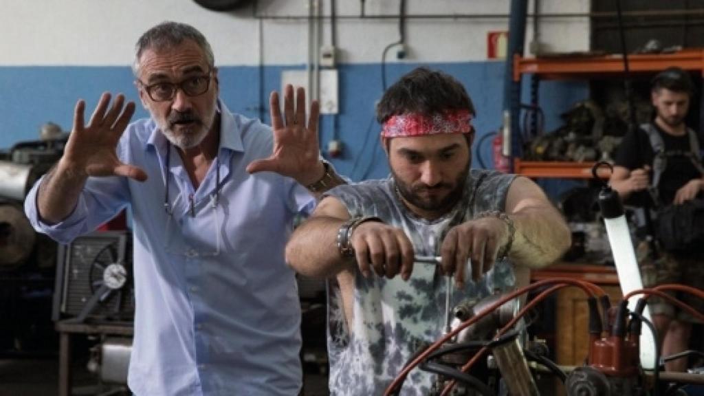 Javier Fesser en el rodaje de 'Campeones'.