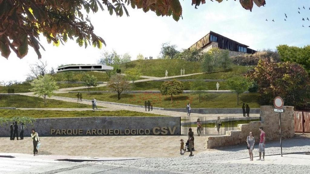 Nueva imagen del Cerro de San Vicente en Salamanca