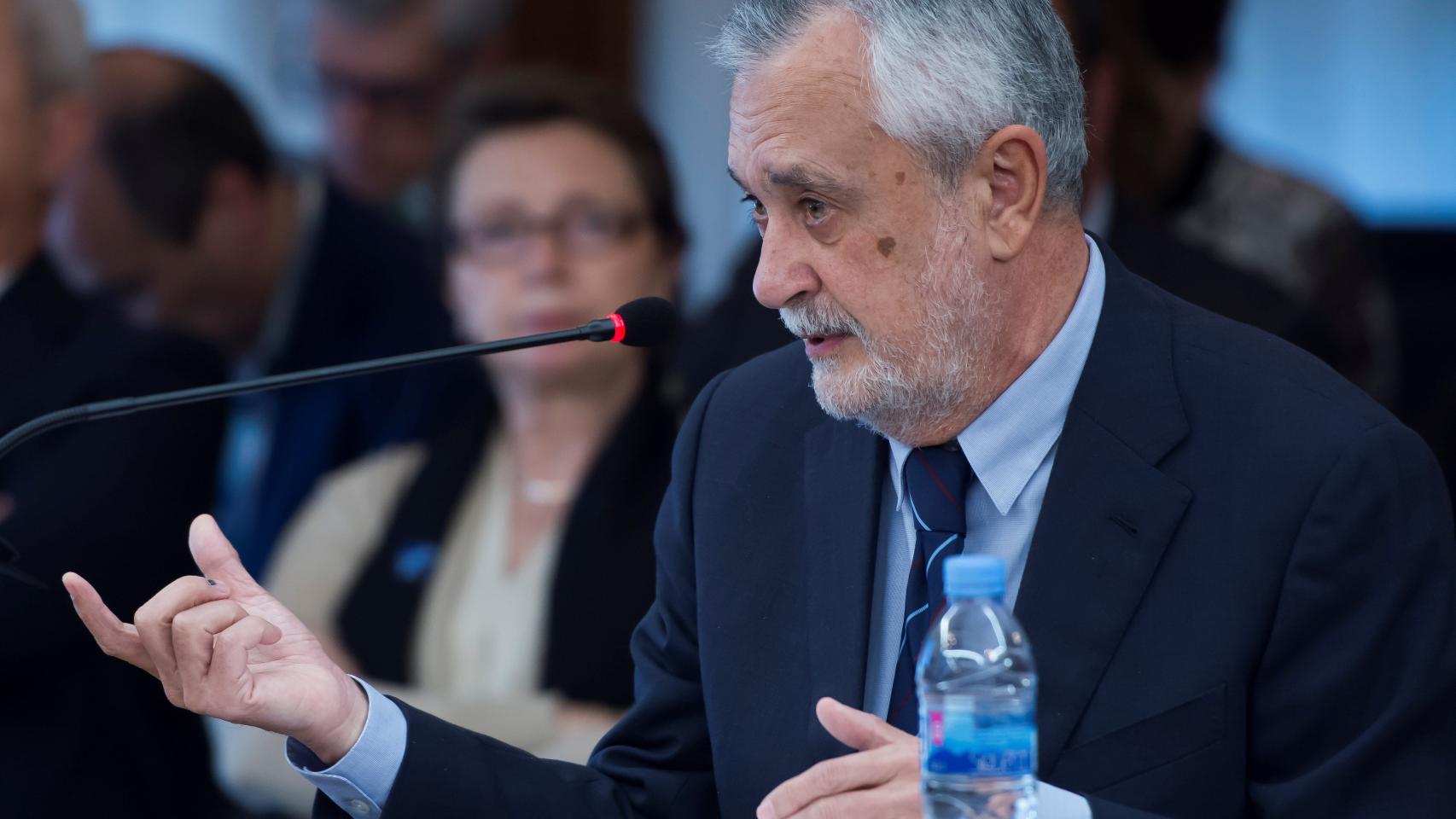 El expresidente de la Junta José Antonrio Griñán, durante el juicio.