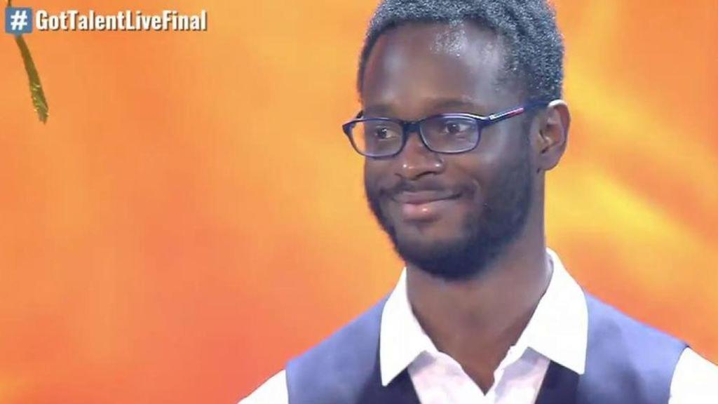 El poeta César Brandon, ganador de la tercera edición de 'Got Talent'