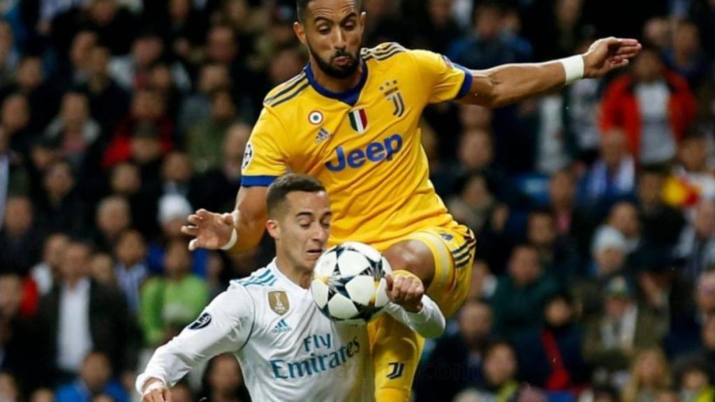 La acción de Benatia con Lucas Vázquez en 2018