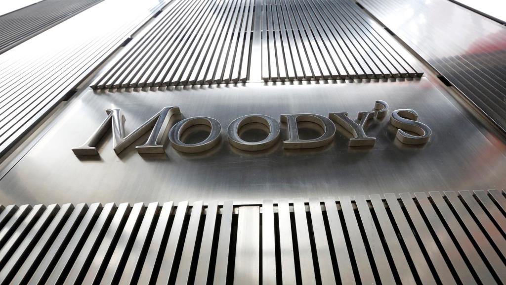 El logotipo de la agencia Moody's en sus oficinas del World Trade Center, en Nueva York.