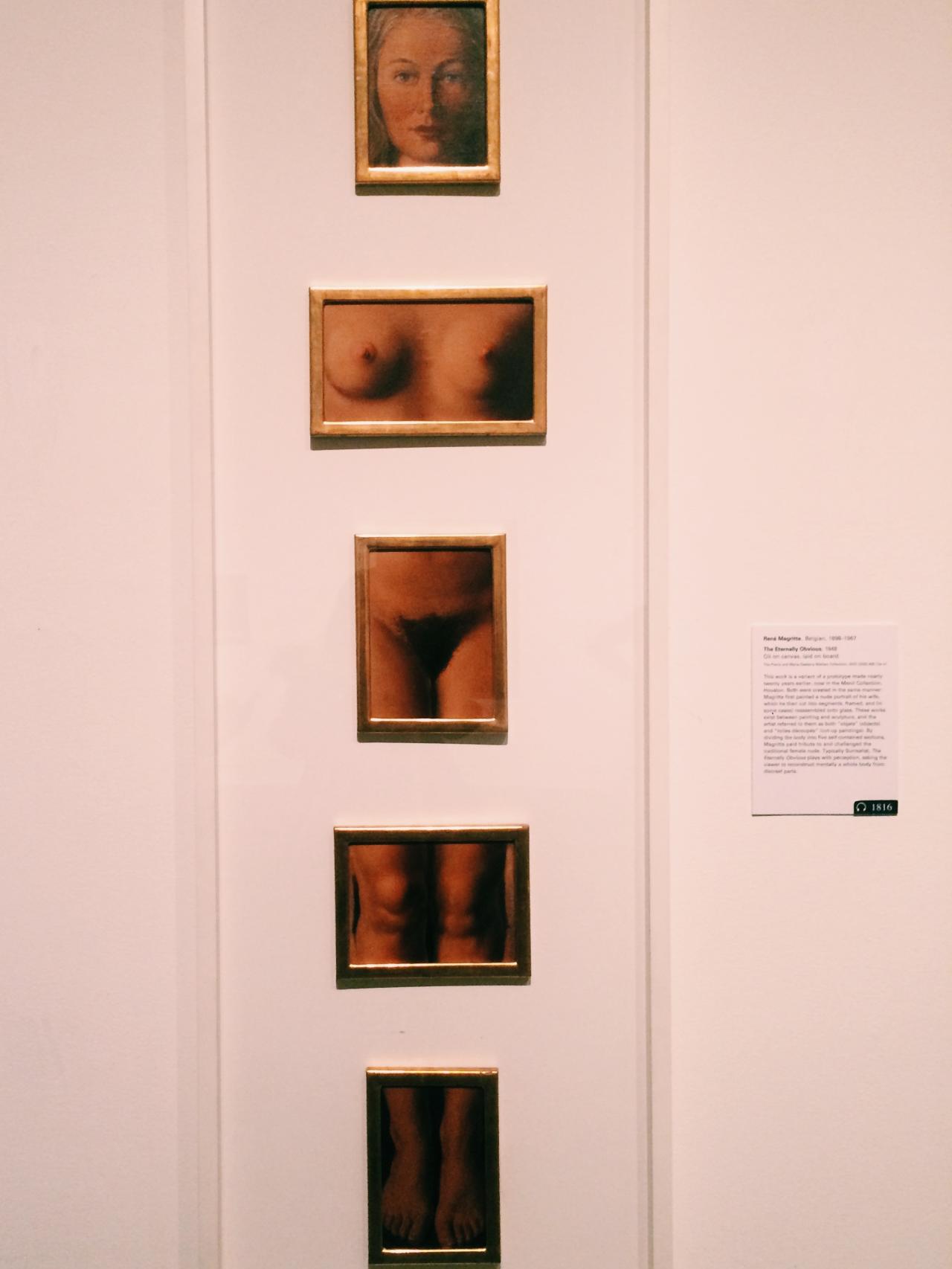 The eternally obvious, de René Magritte.