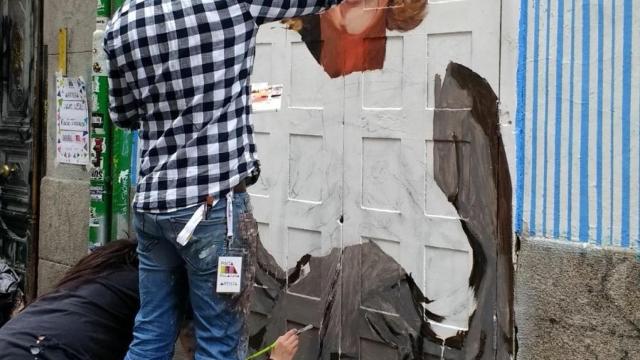El grafiti de Carmena. Jair Leal.