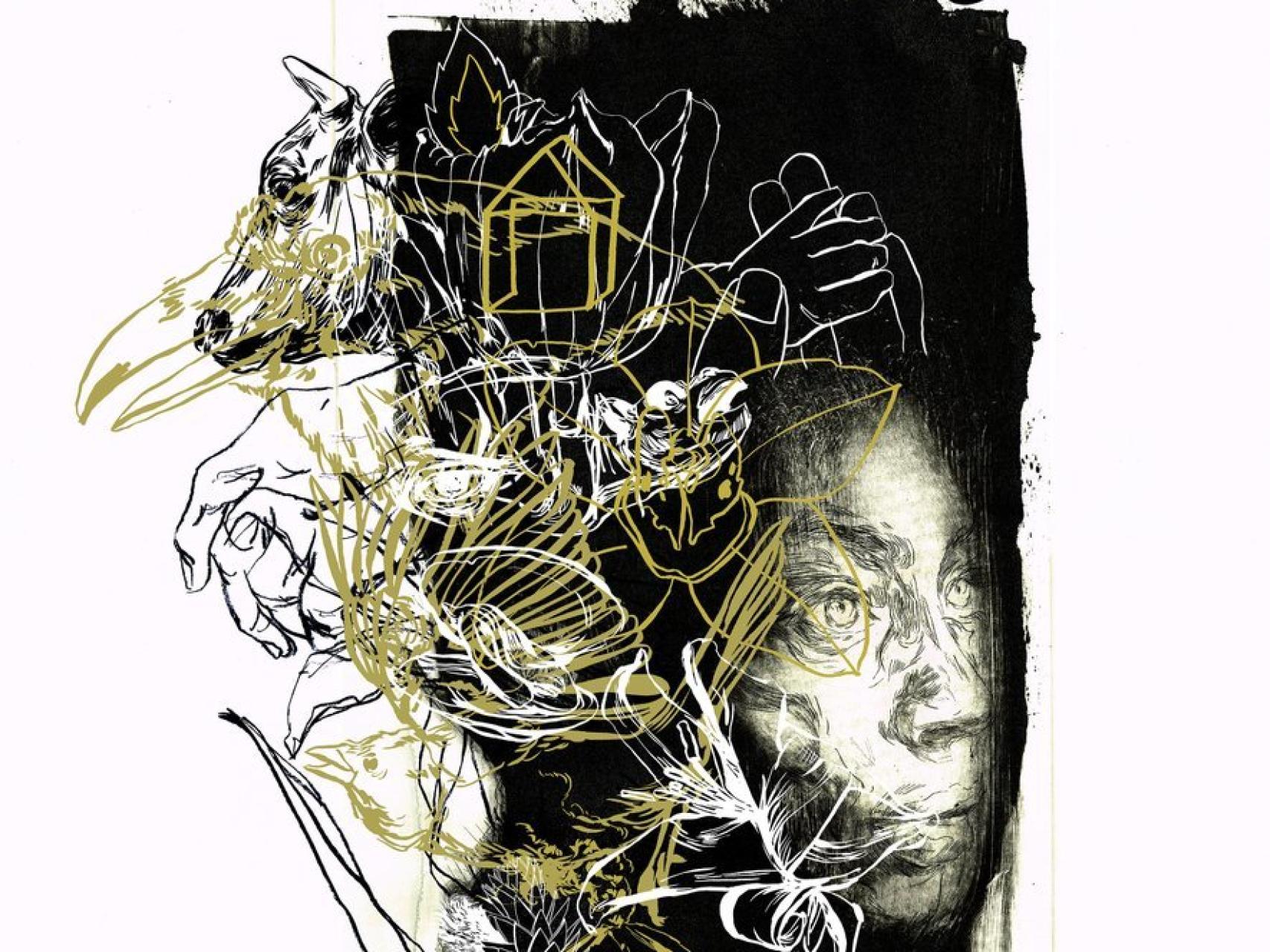 El cartel de la Feria del Libro de Madrid,  2018.