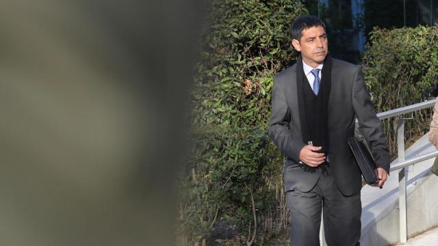 Josep Lluis Trapero tras comunicarle la jueza Carmen Lamela su procesamiento