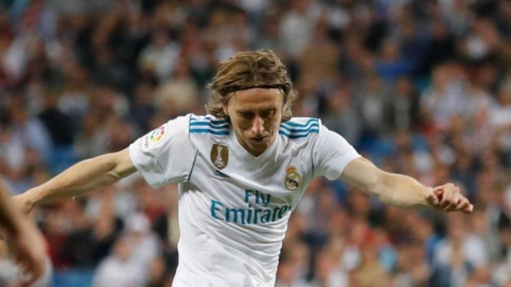 Luka Modric en el partido contra el Athletic