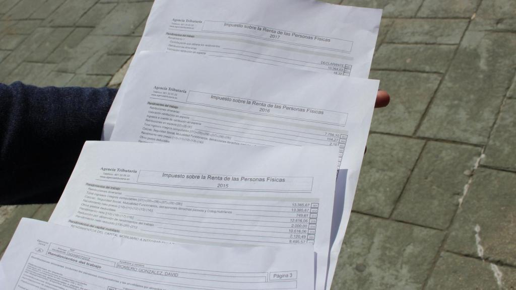 Papeles del máster.