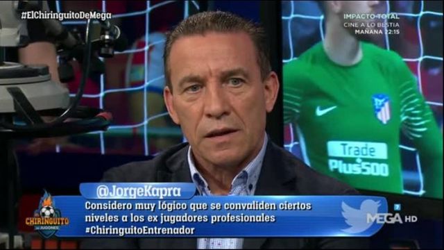 Paco Buyo. Foto: Twitter (@elchiringuitotv)