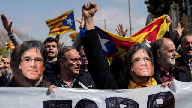 Una de las recientes manifestaciones de los CDR en Barcelona