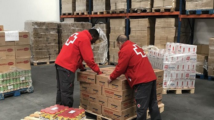 cruz roja alimentos
