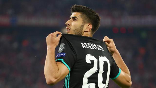 Marco Asensio anotó el 1-2 del Real Madrid en Múnich.