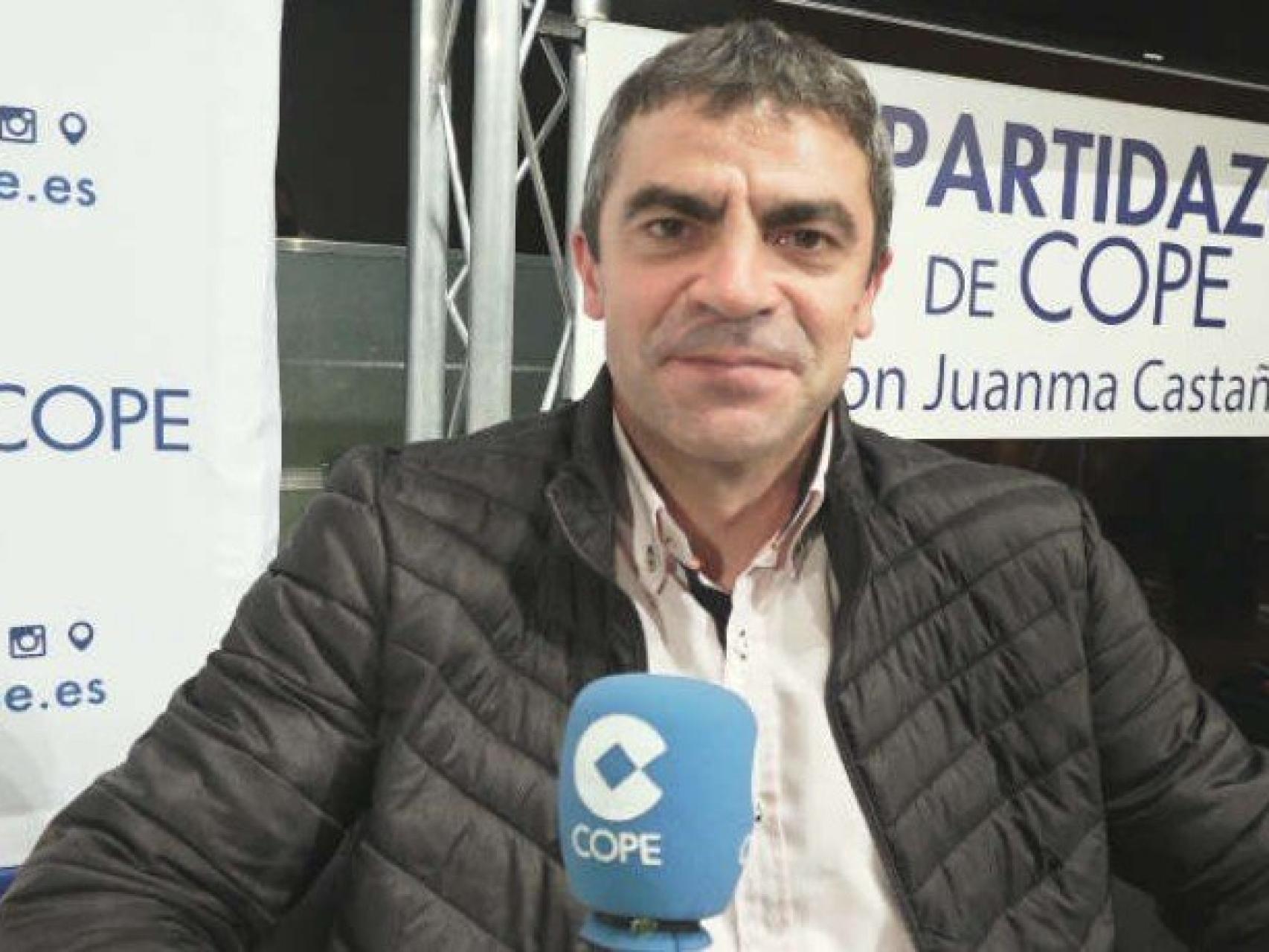 Manolo Sanchís, con la Cadena Cope.