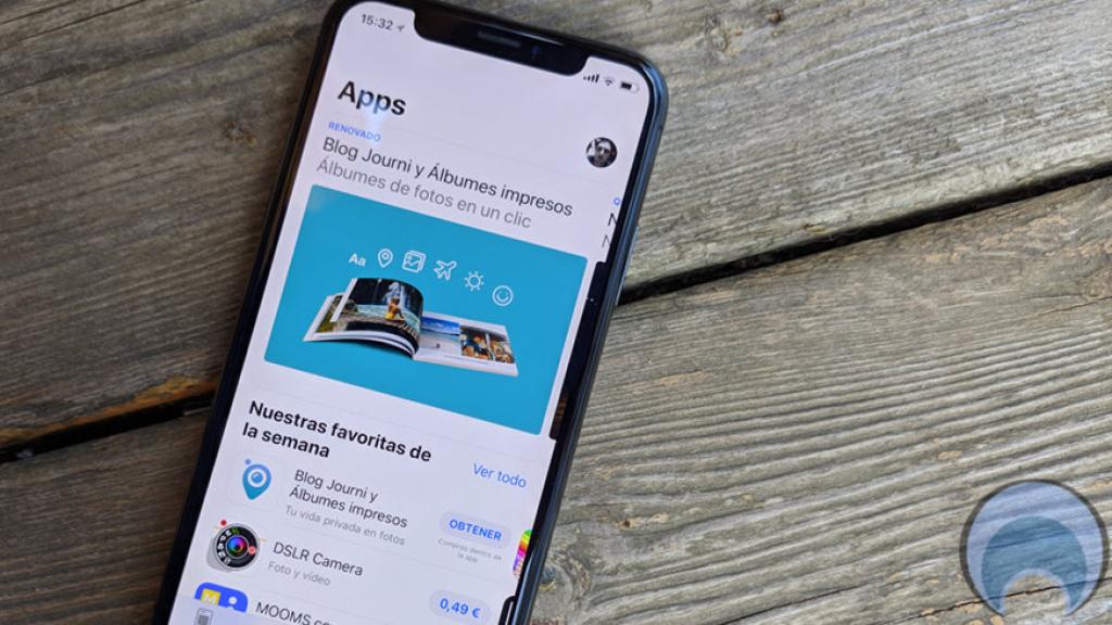 App Store en un iPhone.