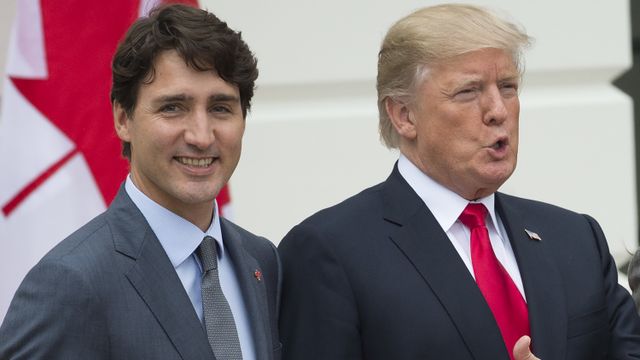 Trump y Trudeau, dos de los responsables de la candidatura norteamericana junto a Peña Nieto.