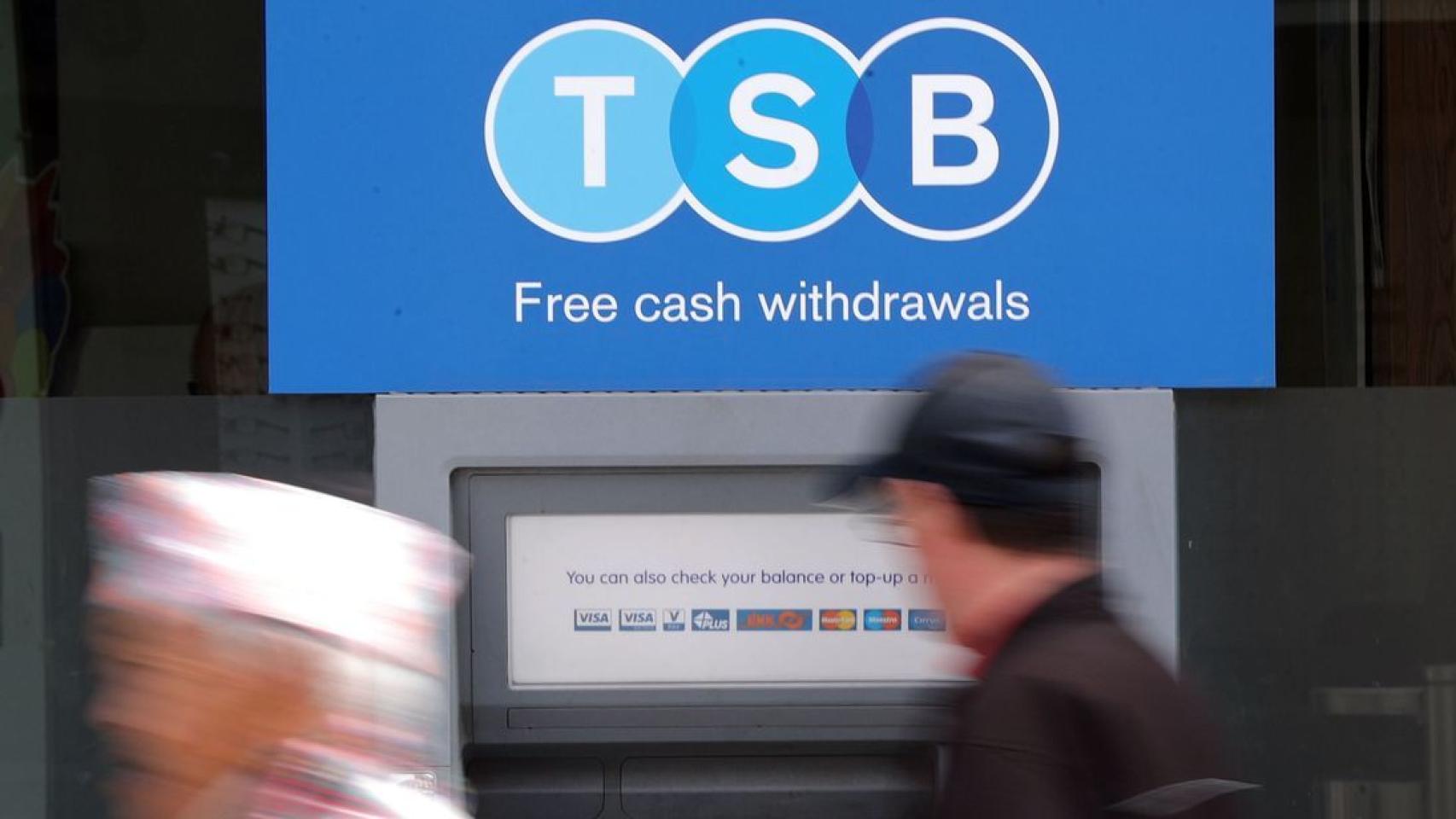 Logotipo de TSB, la filial británica del Sabadell.