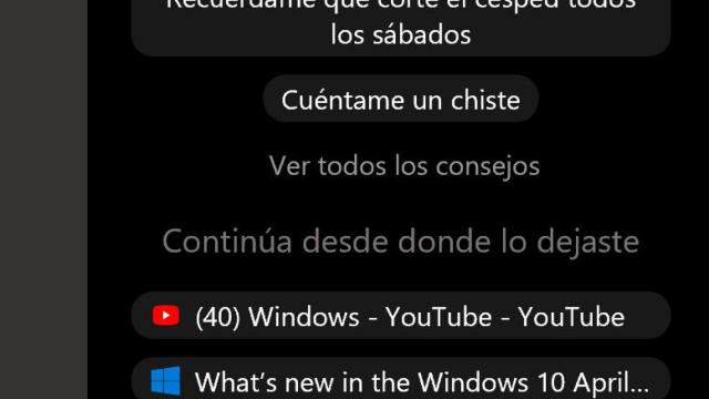 Cortana en Windows 10