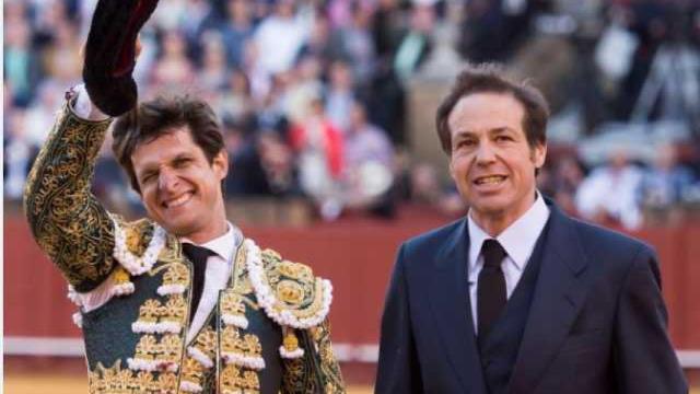 El Juli y el ganadero de Garcigrande Justo Hernández