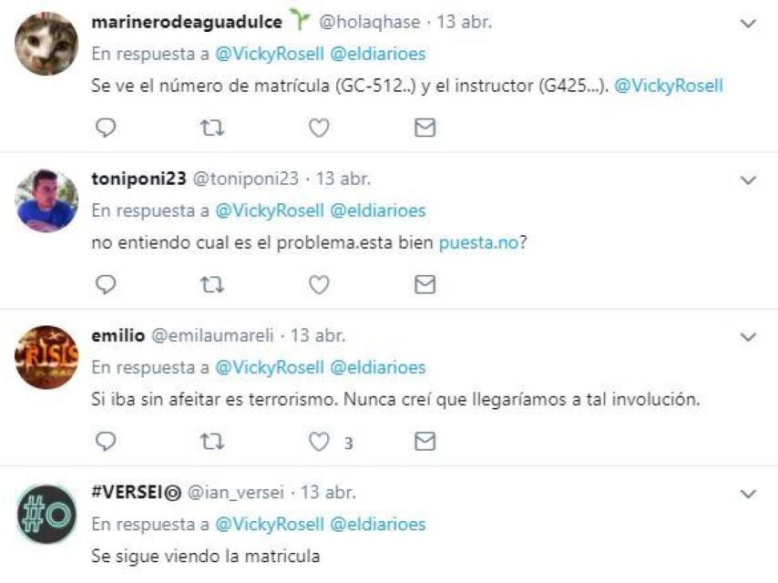 Alertas de lectores del tuit.