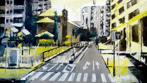 C pintura aire libre