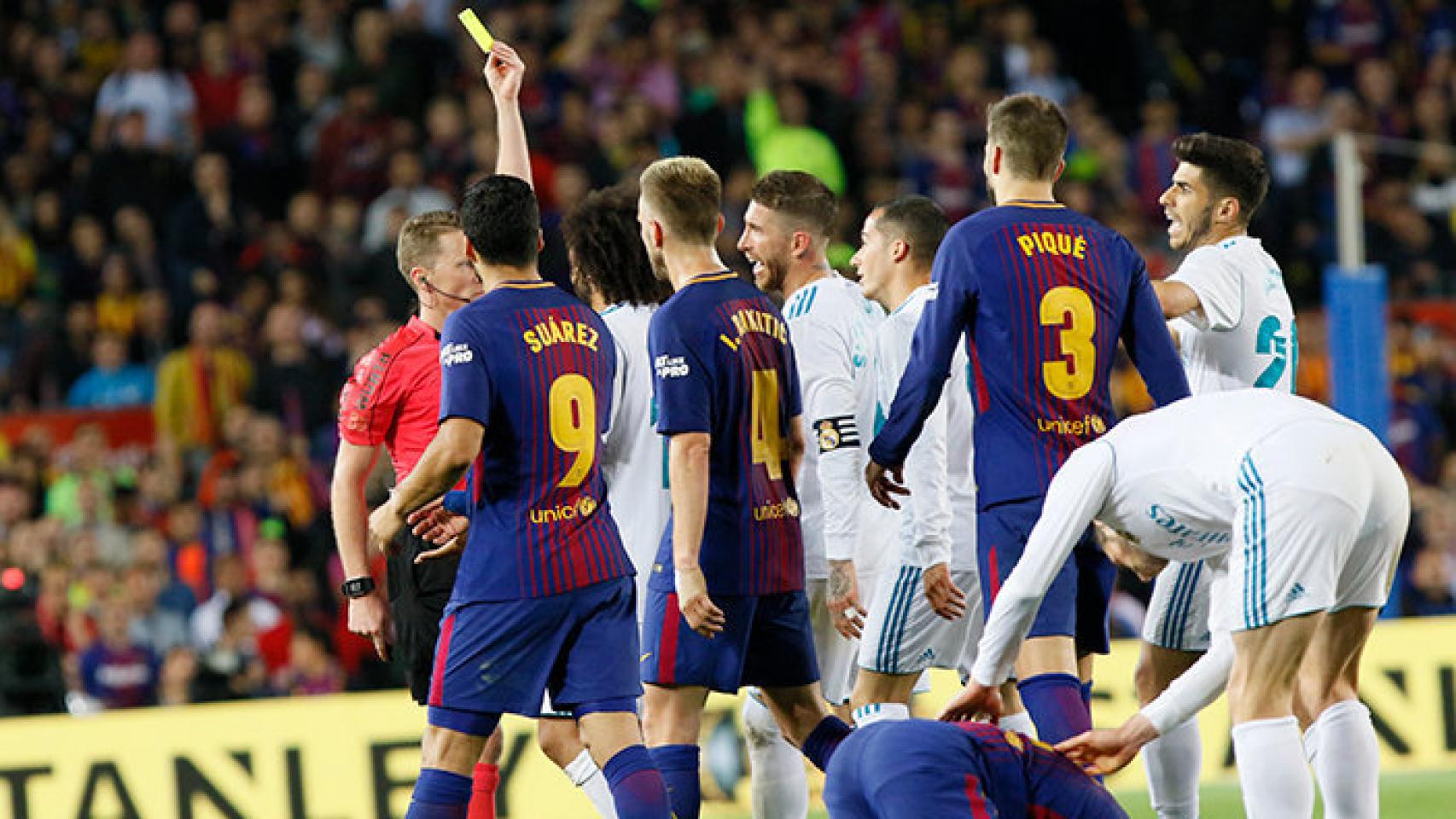 Clásico entre Real Madrid y Barcelona en la temporada 2017/2018