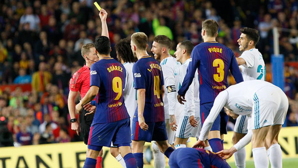 Clásico entre Real Madrid y Barcelona en la temporada 2017/2018