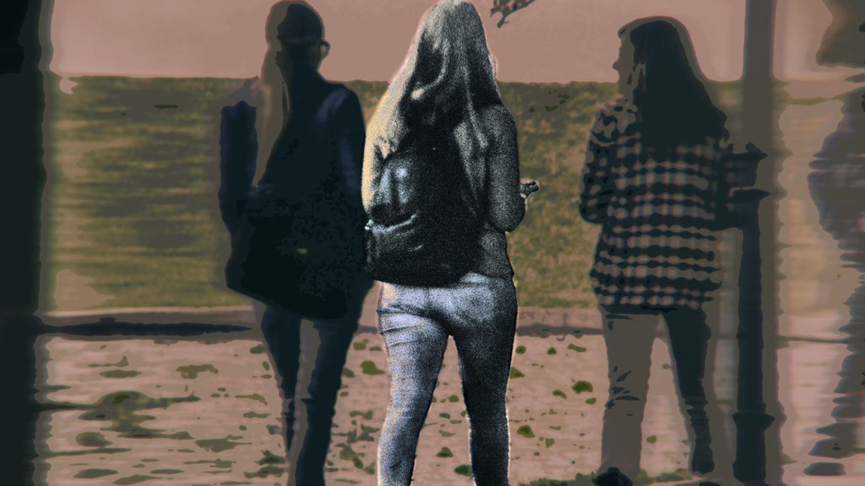 (Ilustración) Ocho motivos más de amargura para la víctima de ‘la Manada’ y una sola alegría