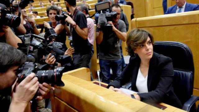 La vicepresidenta, Soraya Sáenz de Santamaría, en una imagen de archivo.