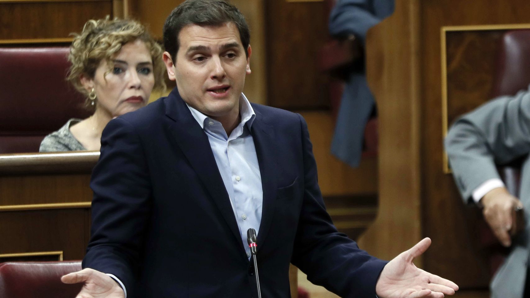 Albert Rivera, en el Congreso.