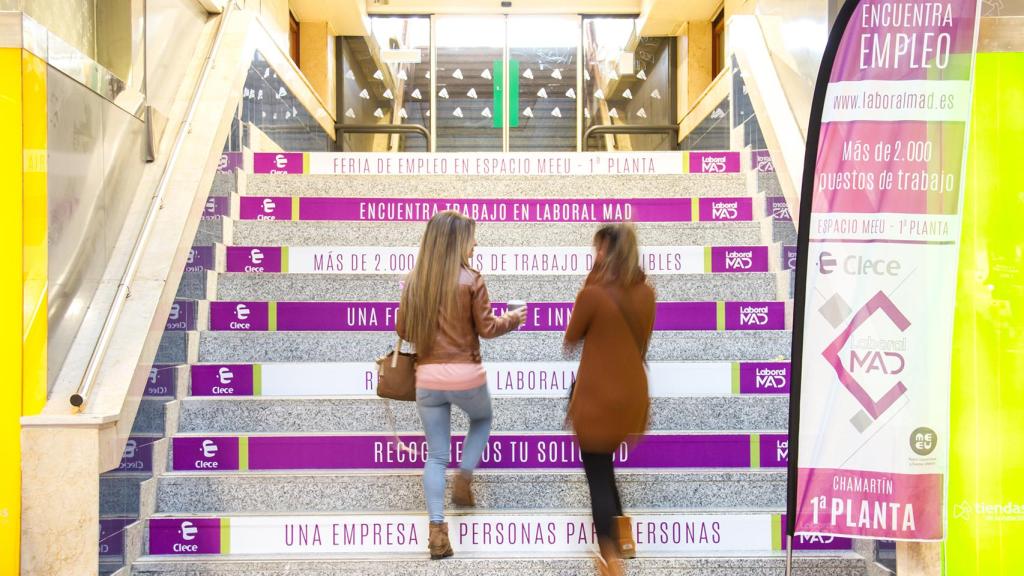 La cartelería en Chamartín animó a participar a más gente de la prevista.