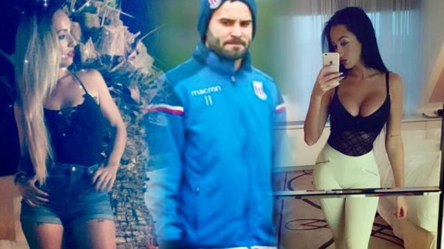 Melody Santana, Jesé Rodríguez y Aurah Ruiz