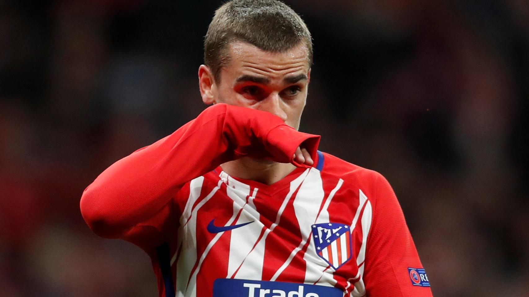 Antoine Griezmann, durante un partido con el Atlético.