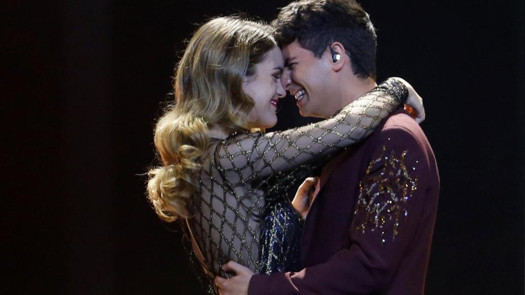 La actuación de Amaia y Alfred en Eurovisión 2018.